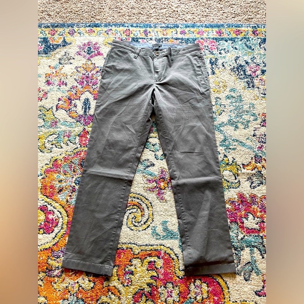 •men’s 14th & union slim fit cotton pants•